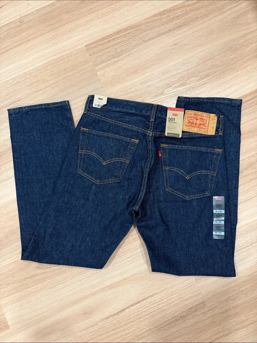 Levi's 501 Original Fit Men's Jeans - Dark Blue 32x30